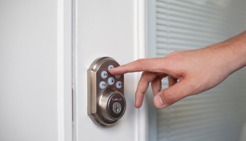 ADT smartlock on a Colorado Springs home